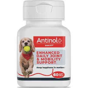 Plus, Mobility, Hip, and Joint Supplement for Dogs, Green-Lipped Mussels and Krill Oil - Dog Joint Supplement, Better and Faster Than Glucosamine and Chondroitin, 120 Soft Gels