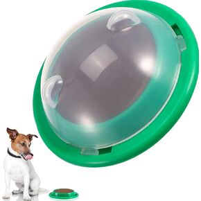 POPETPOP Dog Snacks Licking Ball - Wall Mount Dog Sugar Licks Toy, Pet Chew Toys, Chicken Flavor Dog Licking Ball, Dog Snacks Supplies, Catnip Roll Ball