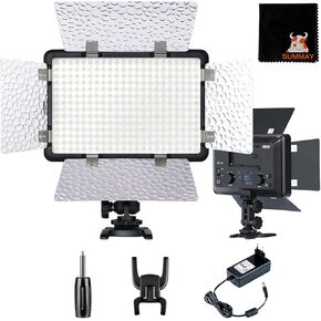 Godox LF308D ضوء واحد محمول عالي السطوع درجة حرارة لون الفلاش 5600k±300k، 1m حوالي 1300Lux، مناسب لحفلات الزفاف، والمقابلات، ومقاطع الفيديو، والتقاط الحياة الساكنة، والتقاط الماكرو in Kuwait