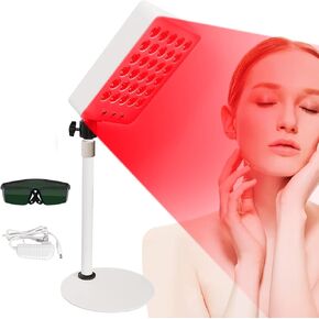 Red Light Therapy Near Infrared Light Therapy Panel for Face Skin 660nm&850nm with Height Angle Adjustable Stand in Kuwait