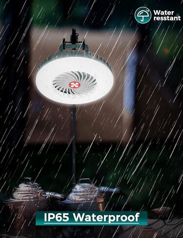 مراوح التخييم للخيام، أساسيات معدات التخييم للمشي لمسافات طويلة، مروحة تعمل بالبطارية للتخييم، قابلة لإعادة الشحن USB مع مغناطيسي وخطاف، 𝟐-𝟏 مروحة خيمة تخييم LED وإضاءة لتعليق مروحة تعمل بالبطارية in Kuwait