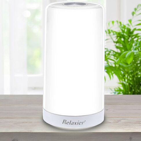 ريلاكسيار مصباح اضاءة ابيض 10000 لوكس مع وظيفة الذاكرة الذكية - ضوء ابيض LED خال من الاشعة فوق البنفسجية - تحكم باللمس 360 درجة مع 5 مستويات سطوع قابلة للتعديل - 1802G in Kuwait