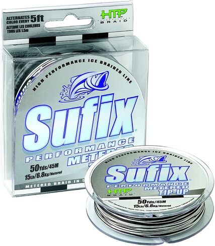 بكرة Sufix Performance V-Coat 50Yard مقاس طرف لأعلى خط مجدول مجدول مجدول (متان، 6.8 كجم) in Saudi Arabia