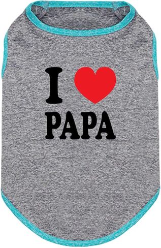 قمصان Futmtu للكلاب Mama's Boy Mama's Girl Doggy clothes Daddy's Boy Daddy's Girl شعار مطبوع عليه حروف سترة للكلاب الصغيرة الجرو (أسود، كبير) in Kuwait