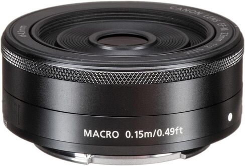 عدسة Canon EF-M مقاس 22 مم f/2 STM (5985B002) + طقم فلتر + حقيبة ظهر + بطاقة سعة 64 جيجابايت + قارئ بطاقات + حامل ثلاثي مرن + محفظة ذاكرة + حافظة للأغطية + طقم تنظيف + حزام يد + المزيد (متجدد) in Saudi Arabia