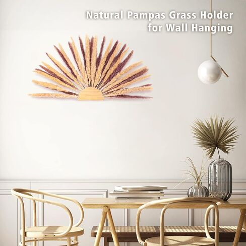 قاعدة نصف دائرة لحيوانات البامبو الطبيعية والزهور المحفوظة ، قاعدة زهرة جافة على شكل قوس، يمكنك تصميمه بنفسك للديكور المفضل للمنزل والزفاف (لا تشمل الزهور فقط قاعدة) (ARC) in Kuwait