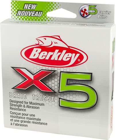 حبل صيد مجْدول أخضر اللون من BERKLEY X5 Lo-Vis in Kuwait