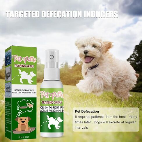 Zerodis 30ml رذاذ تدريب مرحاض الكلاب، صحي وجذاب ومحمول لمساعدة الجراء على تدريب الجراء، رذاذ جذاب لتدريب الجراء للكلاب البالغة in Kuwait