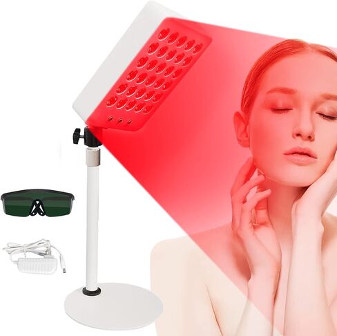 Red Light Therapy Near Infrared Light Therapy Panel for Face Skin 660nm&850nm with Height Angle Adjustable Stand in Kuwait