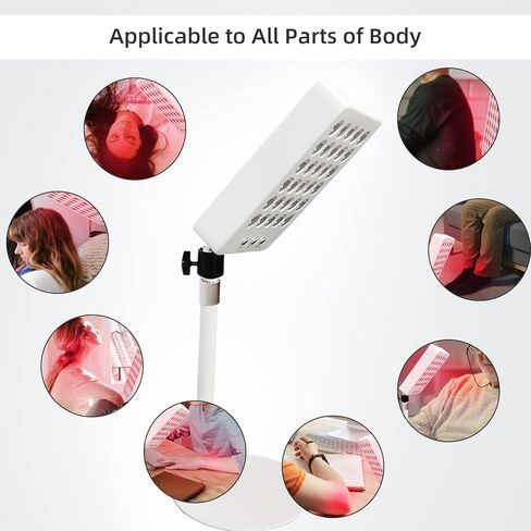 Red Light Therapy Near Infrared Light Therapy Panel for Face Skin 660nm&850nm with Height Angle Adjustable Stand in Kuwait