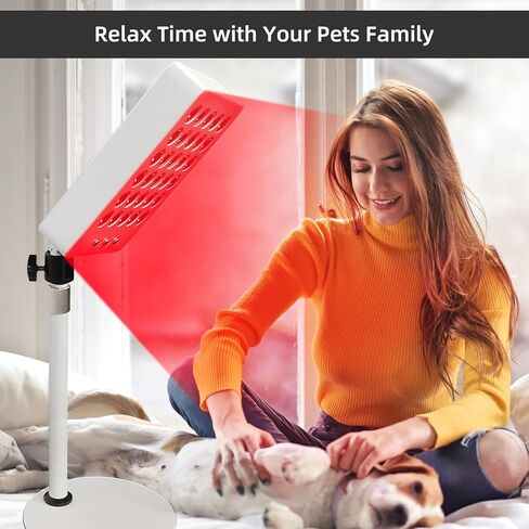 Red Light Therapy Near Infrared Light Therapy Panel for Face Skin 660nm&850nm with Height Angle Adjustable Stand in Kuwait