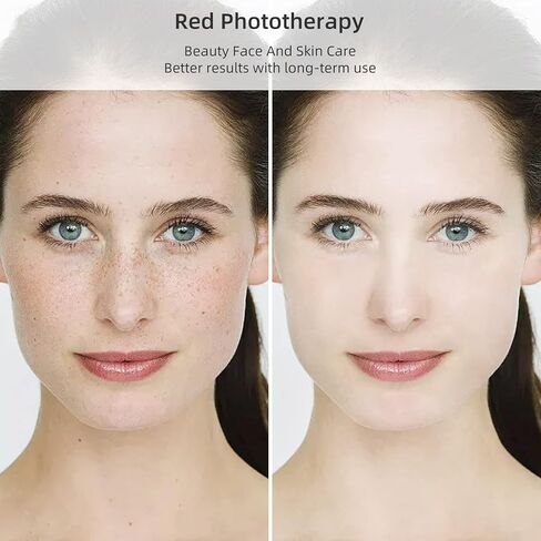 Red Light Therapy Near Infrared Light Therapy Panel for Face Skin 660nm&850nm with Height Angle Adjustable Stand in Kuwait