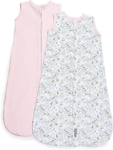 SwaddleMe من Ingenuity Night Sack Sleeper، للأعمار من 6 إلى 12 شهرًا، 16-24 رطلاً، يصل طولها إلى 30 بوصة، عبوتان من كيس قماط الأطفال الفضفاض القابل للارتداء in Saudi Arabia
