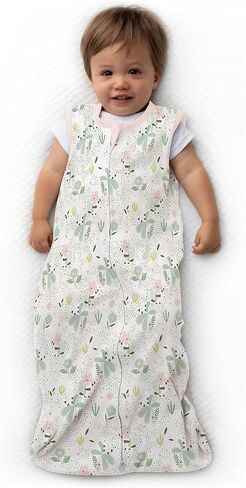 SwaddleMe من Ingenuity Night Sack Sleeper، للأعمار من 6 إلى 12 شهرًا، 16-24 رطلاً، يصل طولها إلى 30 بوصة، عبوتان من كيس قماط الأطفال الفضفاض القابل للارتداء in Saudi Arabia