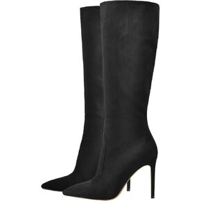 LISHAN Women's Long Boots Stiletto High Heels