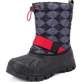 Yeerovan Boys Girls Snow Boots Winter Outdoor Waterproof Slip Resistant Cold Weather Shoes(Little Kid/Big Kid) in Saudi Arabia