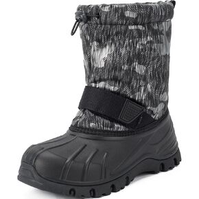 Yeerovan Boys Girls Snow Boots Winter Outdoor Waterproof Slip Resistant Cold Weather Shoes(Little Kid/Big Kid) in Kuwait