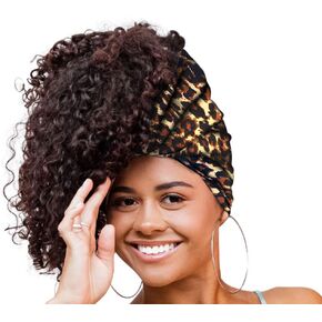 Glow By Daye Charmeuse Satin Prefolded Head Scarf, Double Layered Satin Bandana for Women, Large