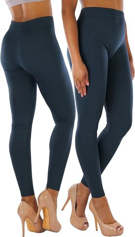 ToBeInStyle Women's Footless Elastic Stretch Leggings in Kuwait
