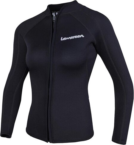 سترة Lemorecn النسائية 3 مم لبدلات الغوص بأكمام طويلة من النيوبرين in Kuwait