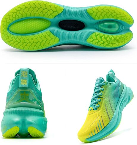 ONEMIX Men's Max Cushioned Walking Shoes with Air Cushion - Plantar Fasciitis Pain Relief in Kuwait
