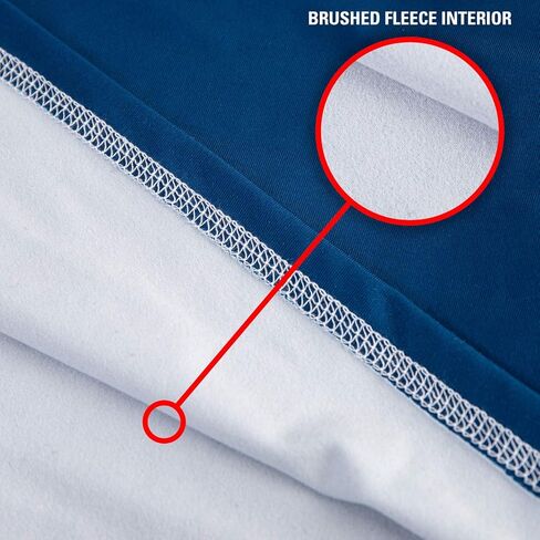 NHL Mens Thermal Long Sleeve Rash Guard Shirt, Fleece Lining, UPF50 in Kuwait