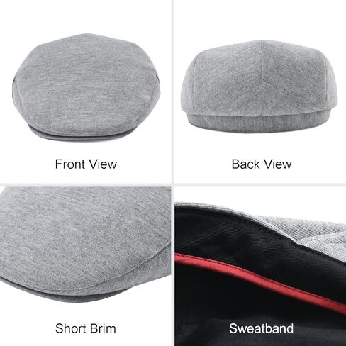 قبعات JANGOUL للرجال من Newsboy قبعة مسطحة من القطن قابلة للتعديل من Gatsby Ivy Irish Hat in Kuwait