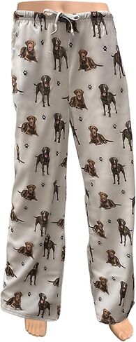 Pet Lover Pajama Pants – New Cotton Blend - All Season - Comfort Fit Lounge Pants for Women and Men - 27 Breeds Available in Kuwait