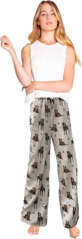 Pet Lover Pajama Pants – New Cotton Blend - All Season - Comfort Fit Lounge Pants for Women and Men - 27 Breeds Available in Kuwait