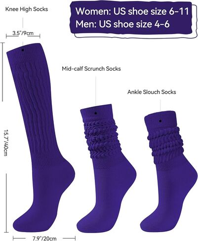 HASMES Slouch Socks Women,Scrunch Socks,Knee High Slouchy Socks for Women in Saudi Arabia