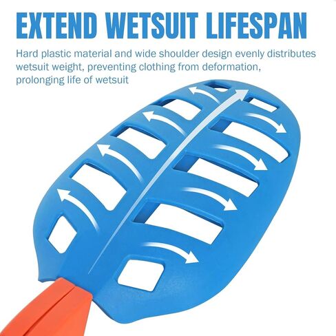 JUSTOOP شماعة بذلة قابلة للطي سريعة الجفاف وقابلة للطي بفتحات تهوية لركوب الأمواج والغوص بدلات مبللة عالية التحمل لبدلة ركوب الأمواج، للغطس والسباحة in Kuwait