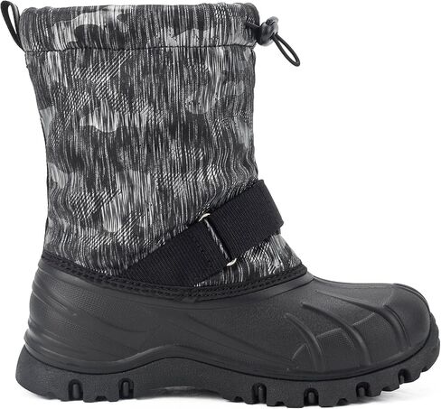 Yeerovan Boys Girls Snow Boots Winter Outdoor Waterproof Slip Resistant Cold Weather Shoes(Little Kid/Big Kid) in Kuwait