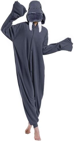 dressfan Animal Walrus Onesie Walrus Pajamas Walrus Costume Cosplay Costumes in Kuwait