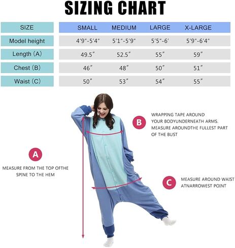 ملابس نوم من DEAGUI للكبار للنساء والرجال - حيوانات كرتونية لعيد الميلاد والهالوين التنكرية in Kuwait