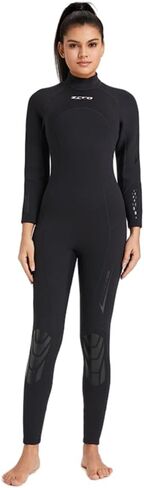 ZCCO Wetsuit 3mm Neoprene Wet Suit Full Body Long Sleeve Back Zip Diving Suit Thermal Suit for Water Sports Kayakboarding Surfing Snorkeling Scuba Diving Swimming in Saudi Arabia