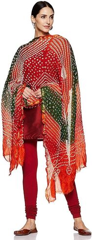 Habiller Shawls and Wraps for Evening Dresses, Wedding Shawl Wrap Scarves Fringes/Pom Pom Mirror Work Scarf for Women in Kuwait