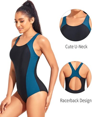 بدلة سباحة نسائية من قطعة واحدة من Aqua Eve، بدلة سباحة رياضية متواضعة in Kuwait