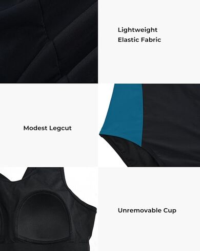 بدلة سباحة نسائية من قطعة واحدة من Aqua Eve، بدلة سباحة رياضية متواضعة in Kuwait