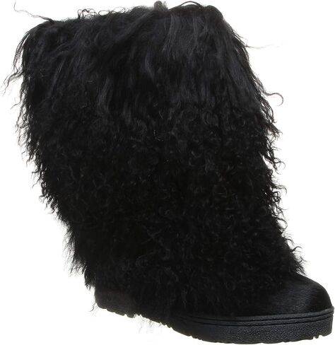 بوتيس نسائي من BEARPAW متعدد الألوان | بوت نسائي فرو طبيعي | حذاء سهل الارتداء للنساء | حذاء شتوي مريح in Kuwait