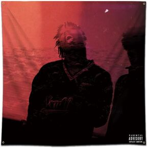 DecrPlus Juic Rapper نسيج Wrld اسمحوا لي أن أعرف (أتساءل لماذا حرة) لافتة 4x4ft موسيقى الراب الهيب هوب المغني ألبوم الجدار شنقا النوم ديكورات المنزل العلم in Kuwait