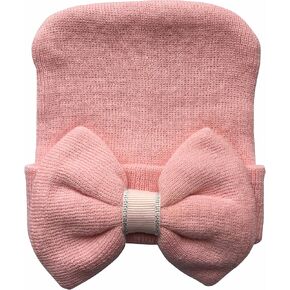 Mama's Loves Baby Newborn Hospital Baby Hat Stripes Super Soft Cotton Beanie Nursery Cap Bow Infant Girl boy in Saudi Arabia