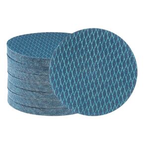 HARFINGTON 70pcs Diamond Shape Sanding Discs 6 Inch 60 Grit Hook and Loop Woodworking Automotive Finishing Discs Sandpaper Pads for Random Disc Sander Orbital Sander