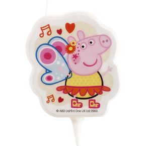 ديكورا - شمعة عيد ميلاد بيبا بيج ثنائية الابعاد لكعك الاطفال - 2.95 انش (346233) in Kuwait