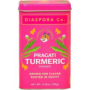 Diaspora Co. Single-Origin Pragati Turmeric Powder | 185 Gram Chefs Tin in Saudi Arabia