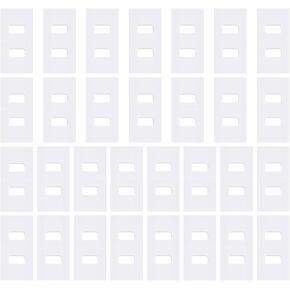 أشرطة تصليح الستائر الرأسية من لوكسيف، 30 طقم، أشرطة شفافة لإصلاح الستائر العمودية الإجمالية، 60 قطعة، حافظة للستائر العمودية المتينة مسبقة القطع in Kuwait