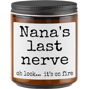 Nana Gifts, Gifts for Nana from Grandkids Granddaughter Grandson, Funny Nana Birthday Gift Ideas, Happy Thanksgiving Mother's Day Christmas Gift for Nana Grandma, Nana Candles (Lavender Scented)