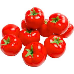 X هوت الفشار 10 قطع واقعية الطماطم وهمية الطماطم رغوة الطماطم الطماطم ديكور للمنزل مطبخ ديكور الحفلات in Kuwait