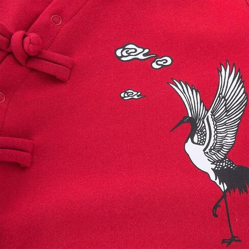 ملابس LXKIKMM للأطفال الصغار من النوع الصيني De Stijl Rompers للعام الجديد in Kuwait