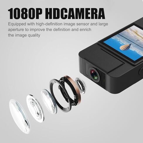 Body Camera, Police Body Cam Video Full HD 1080P, 256G Max Memory, Premium Body Cams for Enforcement,Security,Guard,Home,Outdoor,Travel,Camping,Cycling, with 128G Super high-Speed Card in Kuwait