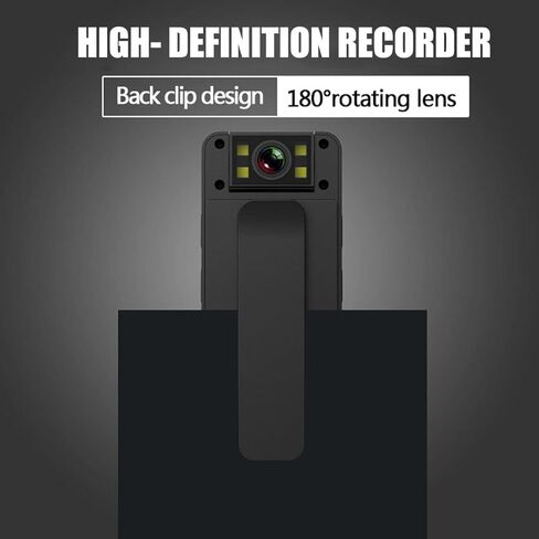 Body Camera, Police Body Cam Video Full HD 1080P, 256G Max Memory, Premium Body Cams for Enforcement,Security,Guard,Home,Outdoor,Travel,Camping,Cycling, with 128G Super high-Speed Card in Kuwait